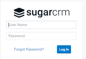 SugarCRM login